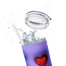 Load image into Gallery viewer, Purple Dog Mom Skinny Tumbler with Straw, 20oz