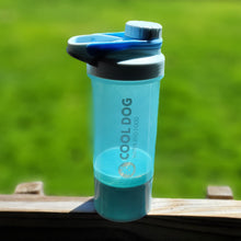 Load image into Gallery viewer, Cool Dog Water Bottle with Treat Compartment and Collapsible Water Dish
