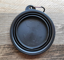 Load image into Gallery viewer, Cool Dog Water Bottle with Treat Compartment and Collapsible Water Dish