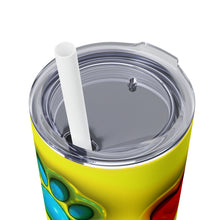 Load image into Gallery viewer, Yellow Dog Mom Skinny Tumbler with Straw, 20oz