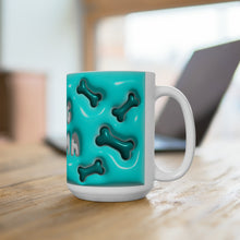 Load image into Gallery viewer, 3D Puffy Dog Mom Ceramic Mug 15oz