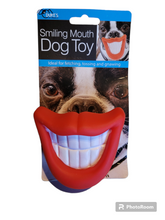Load image into Gallery viewer, Adorable Smiling Mouth Squeaky Dog Toy