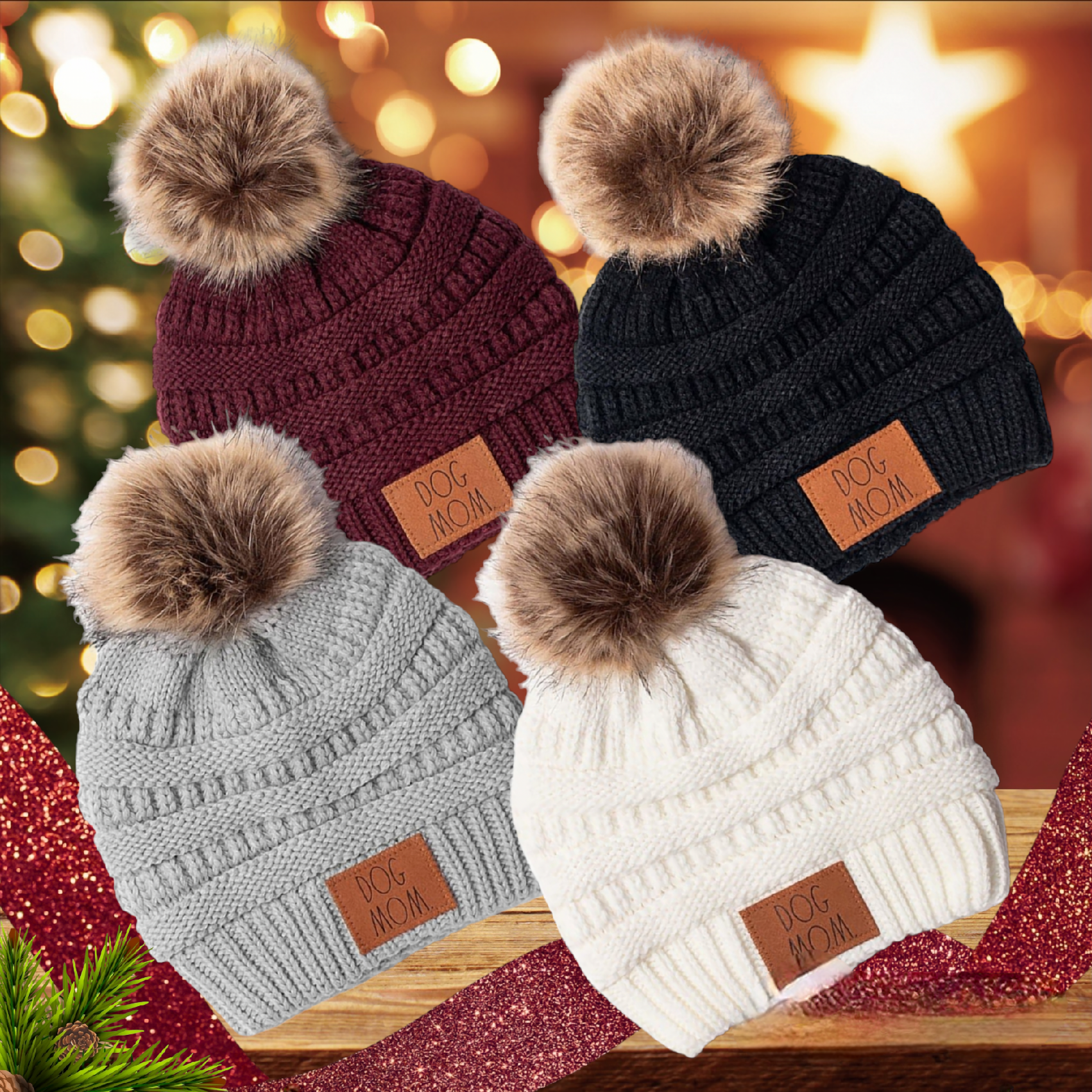 Dog clearance mom beanie