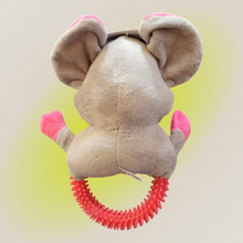 Load image into Gallery viewer, Elephant Plush Dog Toy with a Pull Handle