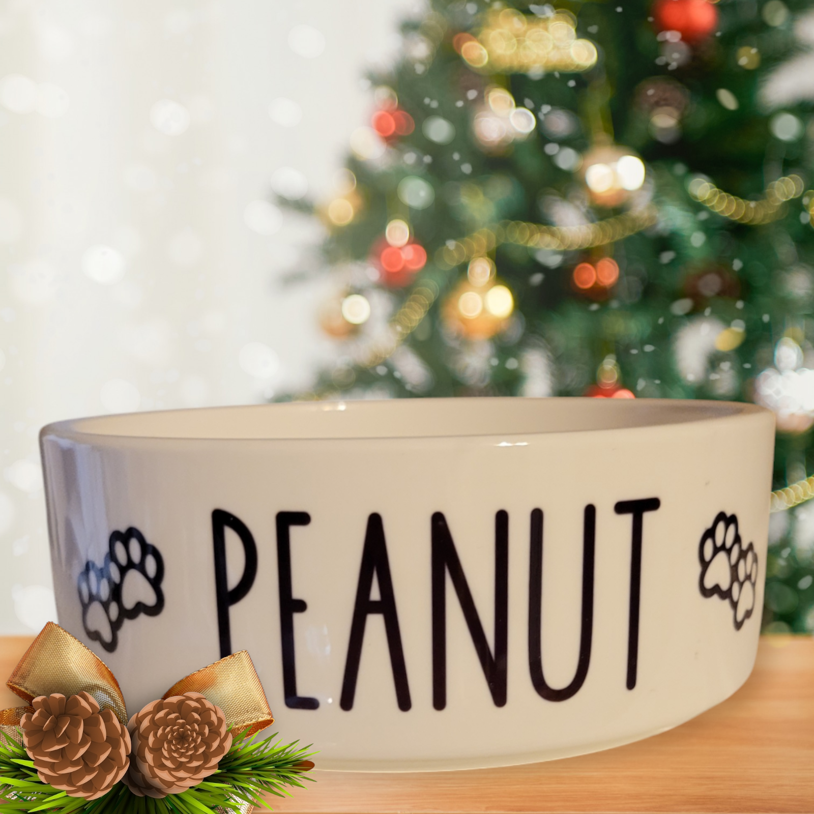 Personalised ceramic dog bowls best sale