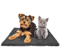 Load image into Gallery viewer, Cozy Self-Heating Sherpa Pad Bed for Dogs and Cats
