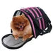 Load image into Gallery viewer, Pink Vented Pet Carrier Bag with Reflective Stripes
