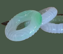 Load image into Gallery viewer, Glow In The Dark Donut Squeaky Dog Toy