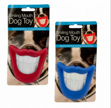 Load image into Gallery viewer, Adorable Smiling Mouth Squeaky Dog Toy