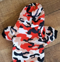 Load image into Gallery viewer, dog cat pet sweatshirt hoodie warm camo camoflauge