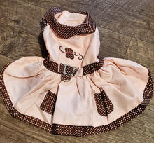 Load image into Gallery viewer, Pink and Brown Southern Belle Butterfly Dress Outfit Dog Cat Pet