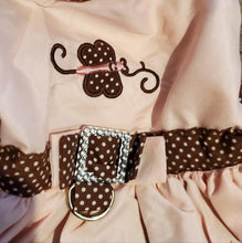 Load image into Gallery viewer, Pink and Brown Southern Belle Butterfly Dress Outfit Dog Cat Pet
