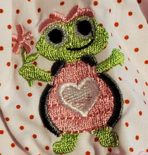 Load image into Gallery viewer, Pink and White Polka Dot Southern Belle Frog Dress Outfit Dog Cat Pet