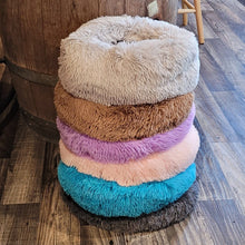 Load image into Gallery viewer, pet bed dog cat colorful grey brown purple pink blue