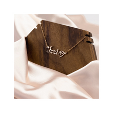 Load image into Gallery viewer, Personalized Puppy Dog Mom Necklace | Dog Paw Jewelry | Name Necklace | Custom Name Dog Necklace | Valentine's Day Gift | Puppy Dog Gift