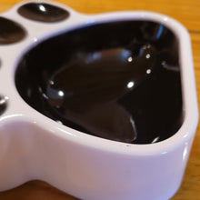 Load image into Gallery viewer, Paw Print Shaped Bowl Dog Cat Animal