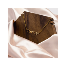 Load image into Gallery viewer, Personalized Puppy Dog Mom Necklace | Dog Paw Jewelry | Name Necklace | Custom Name Dog Necklace | Valentine's Day Gift | Puppy Dog Gift