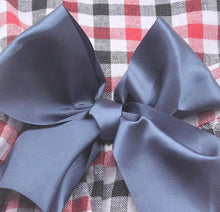 Load image into Gallery viewer, Checkered Red and Blue Plaid Dress Dog Cat Pet