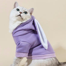 Load image into Gallery viewer, Bunny Costume Hooded Sweatshirt for Dogs & Cats Pet Hoodie