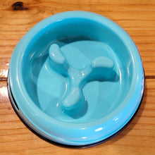 Load image into Gallery viewer, Slow Feeder Bowl - Pets Dogs Cats - Grey or Light Blue