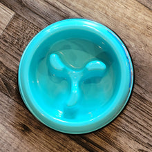 Load image into Gallery viewer, Slow Feeder Bowl - Pets Dogs Cats - Grey or Light Blue