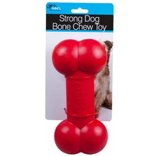 Load image into Gallery viewer, Strong Dog Bone Chew Toy Puppy Red Blue