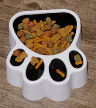 Load image into Gallery viewer, Paw Print Shaped Bowl Dog Cat Animal