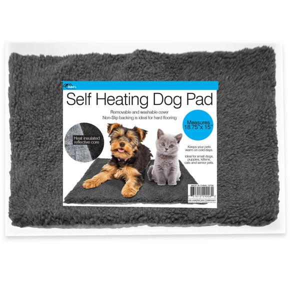 Cozy Self-Heating Sherpa Pad Bed for Dogs and Cats