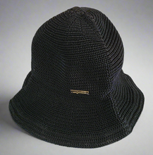 Load image into Gallery viewer, Casual Black Knit Bucket Hat Adjustable
