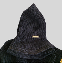 Load image into Gallery viewer, Casual Black Knit Bucket Hat Adjustable
