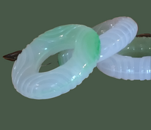 Load image into Gallery viewer, Glow In The Dark Donut Squeaky Dog Toy
