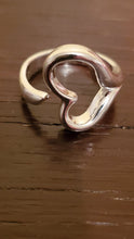 Load image into Gallery viewer, Heart-Shaped Open Ring Sterling Silver 925
