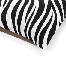 Load image into Gallery viewer, Personalized Pet Bed | Dog Bed | Cat Bedding | Soft Fluffy Dog Bed | Comfy Cozy Bed | Washable Bed | Best Dog Bed | Animal Zebra Print Bed
