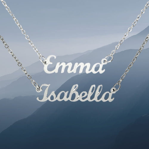 Personalized Name Necklace, Custom Gift for Mom, Valentine's Day gift for her