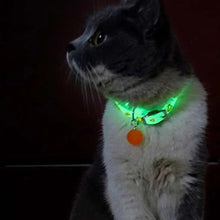 Load image into Gallery viewer, Glow in the Dark Collar for Cats and Dogs

