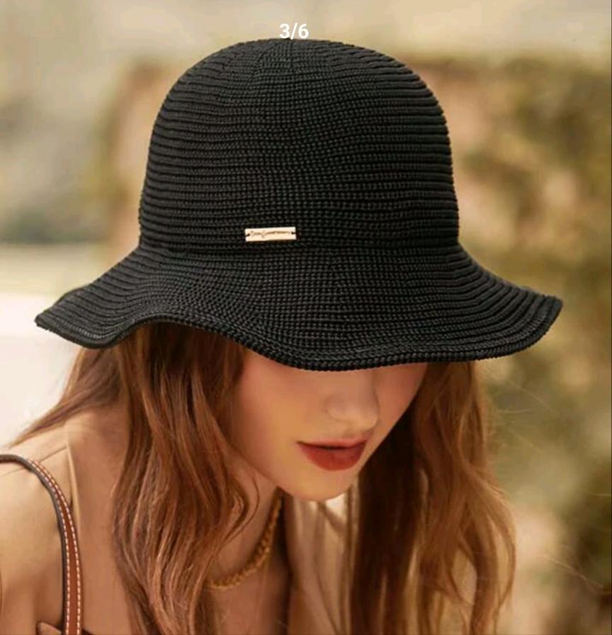 Casual Black Knit Bucket Hat Adjustable – Kiki's Keepsakes LLC Casual Black Knit Bucket Hat Adjustable – Kiki's Keepsakes LLC