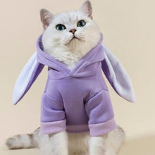 Load image into Gallery viewer, Bunny Costume Hooded Sweatshirt for Dogs &amp; Cats Pet Hoodie
