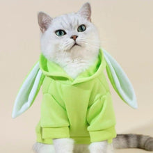Load image into Gallery viewer, Bunny Costume Hooded Sweatshirt for Dogs &amp; Cats Pet Hoodie
